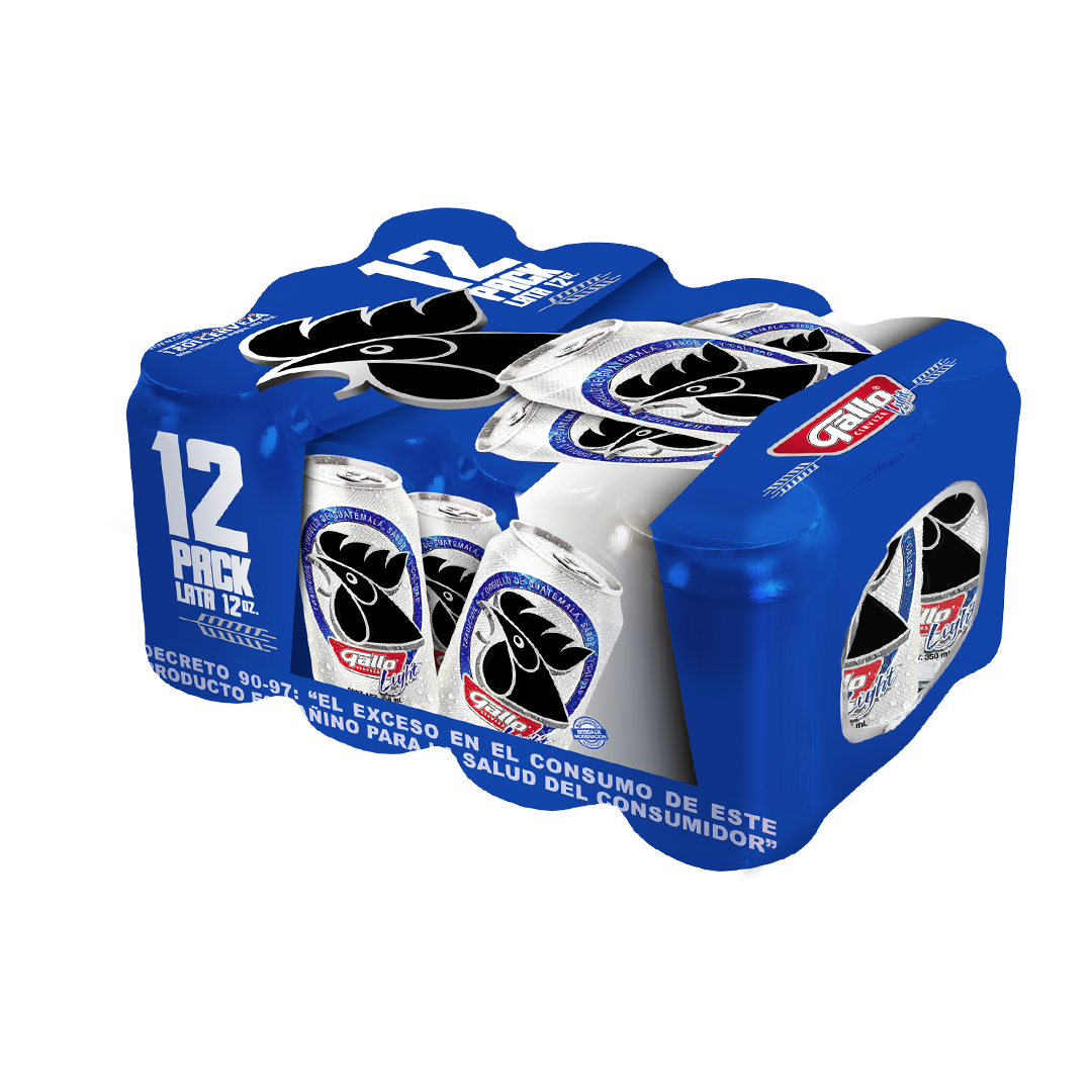 12 Pack Gallo Light en lata